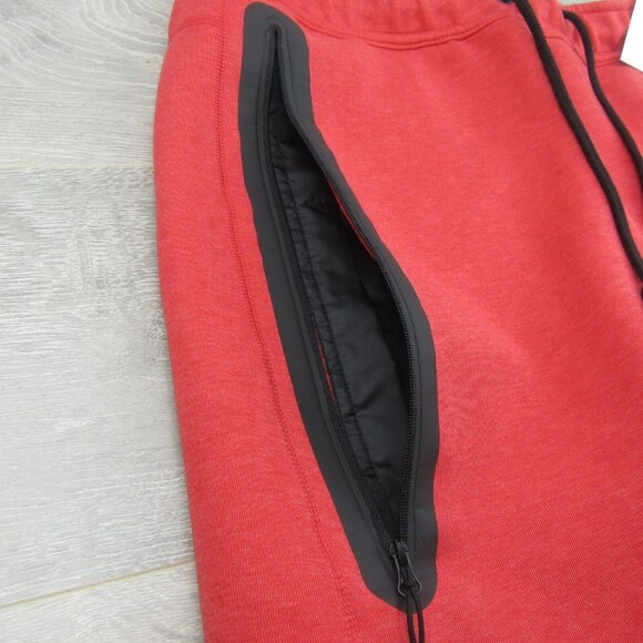 Nike Sportswear Tech Fleece Jogger Pants Mens Size Large Red NEW - Picture 6 of 14